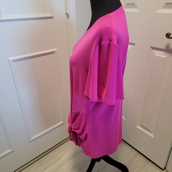 Artex Fashions Pink Tie Pullover Top Size XL NWOT - Picture 7 of 14